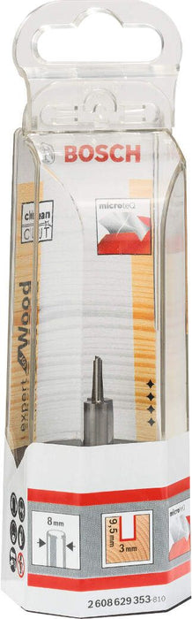 Bosch glodalo za kanale, puni tvrdi metal 8 mm, D1 3 mm, L 9,5 mm, G 50,7 mm - 2608629353