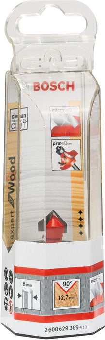 Bosch glodala za V-kanale 8 mm, D 12,7 mm, L 10 mm, G 44,5 mm, 90° - 2608629369