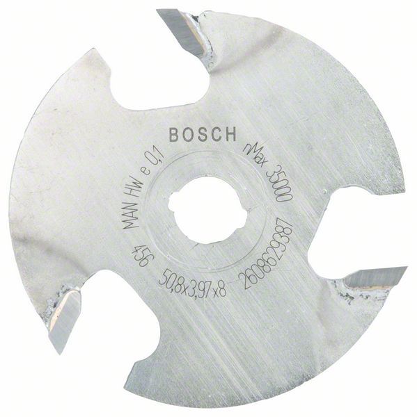 Bosch pločasto glodalo za žlebove 8 mm, D1 50,8 mm, L 4 mm, G 8 mm - 2608629387