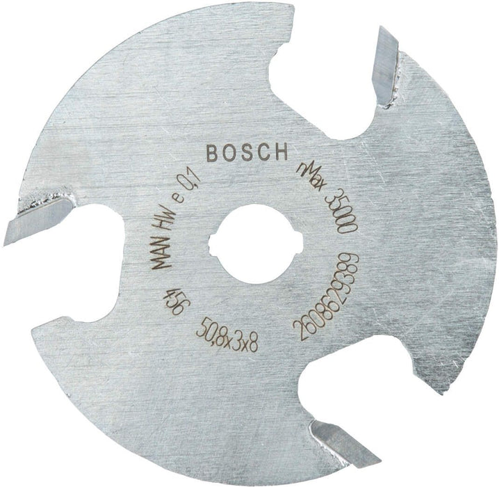 Bosch pločasto glodalo za žlebove 8 mm, D1 50,8 mm, L 3 mm, G 8 mm - 2608629389