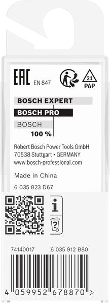 BOSCH PRO glodalo za zupčaste žlebove, 15°, prihvat 1/4″ - Glodalo za ivice Dovetail Bit (2608629689)-SBT Alati Beograd