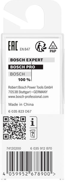 BOSCH PRO glodalo za glodanje u ravni sa ležajevima na dnu, Ø 1/2×L 1", prihvat 1/4" - Glodala za glod.uz površi Flush Trim Bit (2608629692)-SBT Alati Beograd
