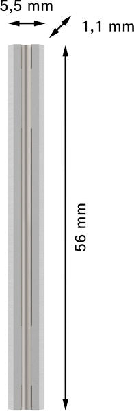 BOSCH PRO nož za rende, 56×5,5×1,1 mm - NOŽ RENDEA 56mm (2608635900)-SBT Alati Beograd