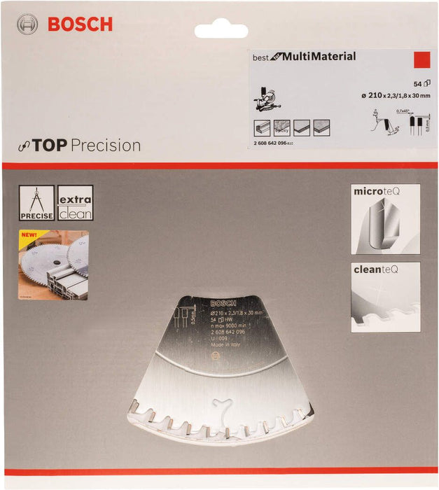 Bosch list kružne testere Top Precision Best for Multi Material 210 x 30 x 2,3 mm, 54 - 2608642096