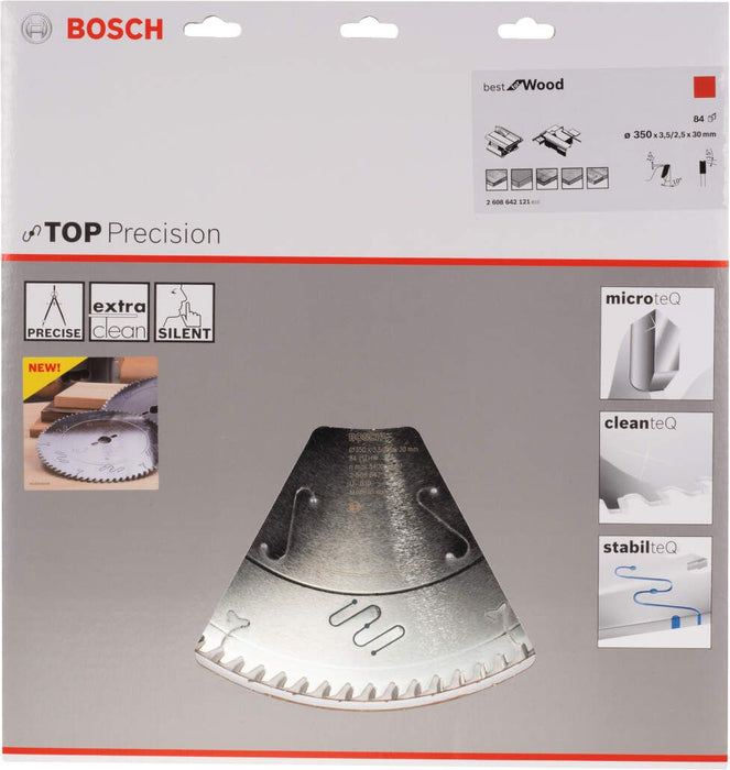 Bosch list kružne testere Top Precision Best for Wood 350 x 30 x 3,5 mm, 84 - 2608642121