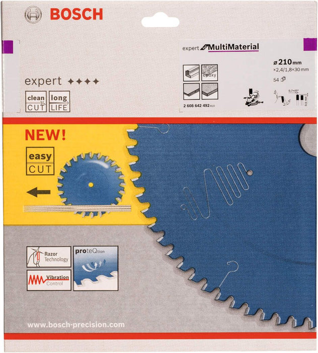 Bosch list kružne testere Expert for Multi Material 210 x 30 x 2,4 mm, 54 - 2608642492