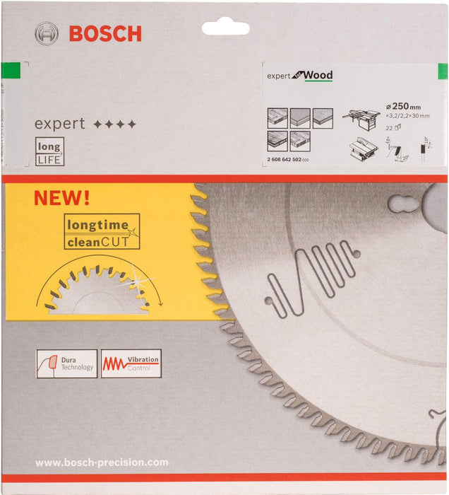 Bosch list kružne testere Expert for Wood 250 x 30 x 3,2 mm, 22 - 2608642502