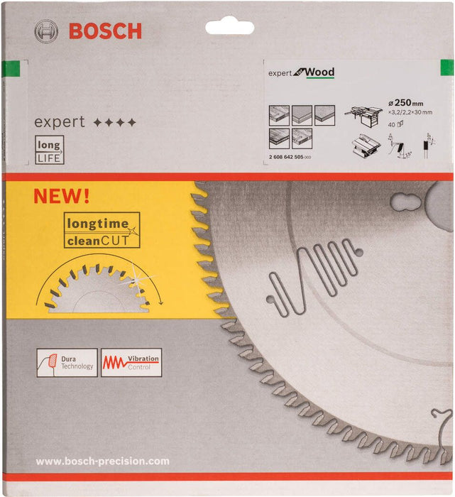 Bosch list kružne testere Expert for Wood 250 x 30 x 3,2 mm, 40 - 2608642505