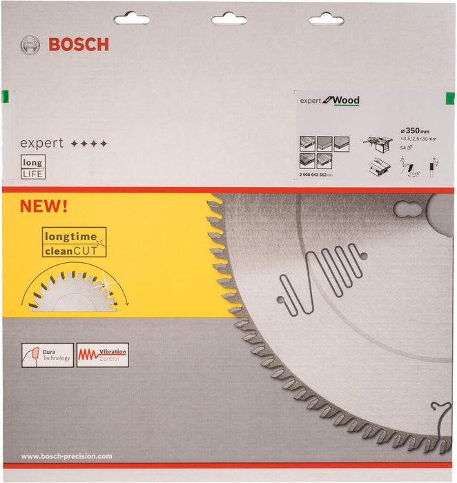 Bosch list kružne testere Expert for Wood 350 x 30 x 3,5 mm, 54 - 2608642512