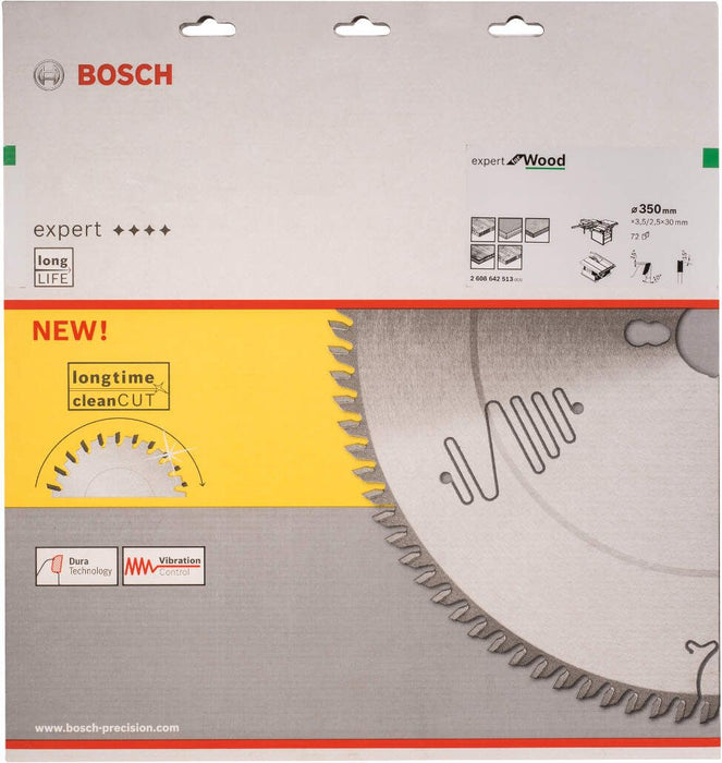 Bosch list kružne testere Expert for Wood 350 x 30 x 3,5 mm, 72 - 2608642513