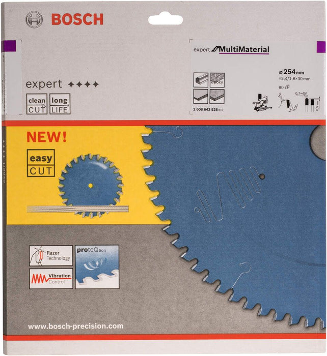 Bosch list kružne testere Expert for Multi Material 254 x 30 x 2,4 mm, 80 - 2608642528