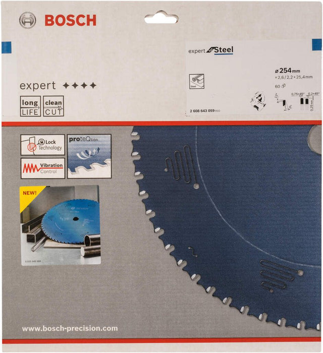 Bosch list kružne testere Expert for Steel 254 x 25,4 x 2,6 mm, 60 (2608643059)