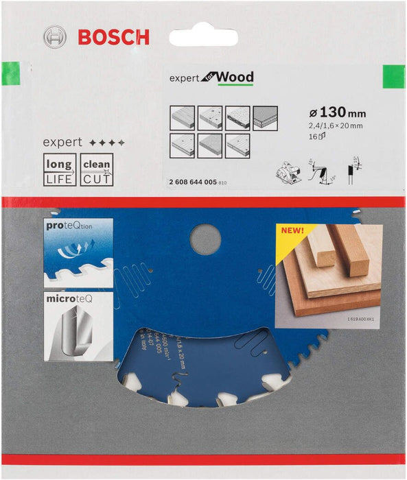 Bosch list kružne testere Expert for Wood 130 x 20 x 2,4 mm, 16 - 2608644005