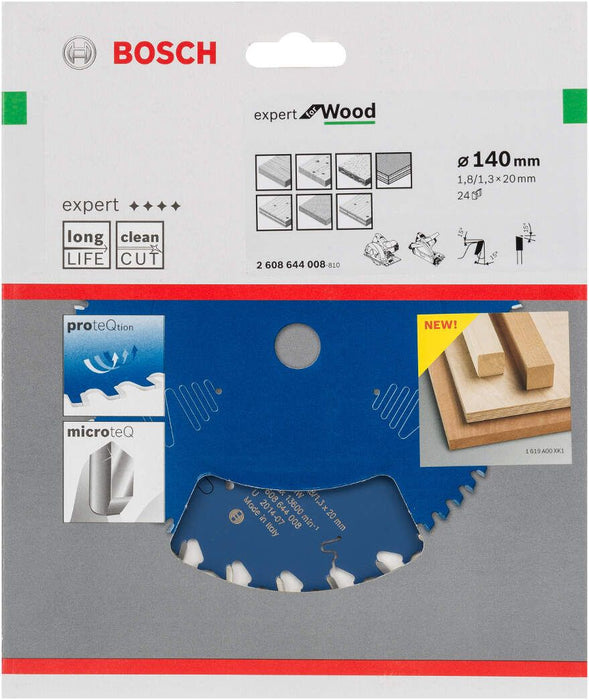Bosch list kružne testere Expert for Wood 140 x 20 x 1,8 mm, 24 - 2608644008