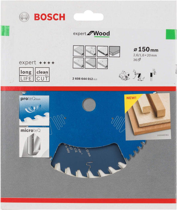 Bosch list kružne testere Expert for Wood 150 x 20 x 2,6 mm, 36 - 2608644012