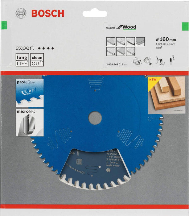 Bosch list kružne testere Expert for Wood 160 x 20 x 1,8 mm, 48 - 2608644015