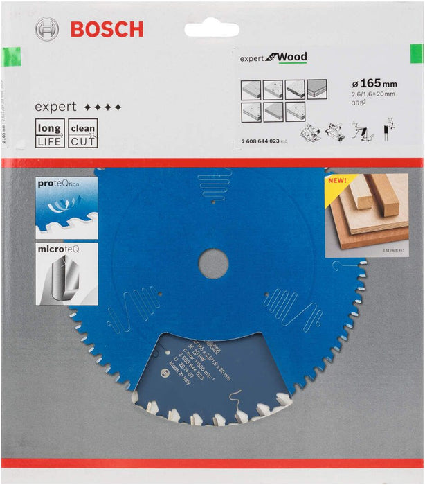 Bosch list kružne testere Expert for Wood 165 x 20 x 2,6 mm, 36 - 2608644023