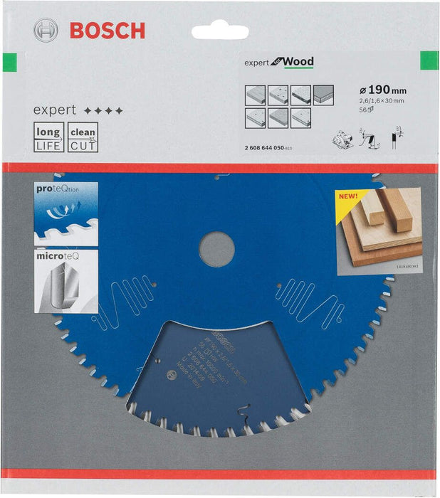 Bosch list kružne testere Expert for Wood 190 x 30 x 2,6 mm, 56 - 2608644050