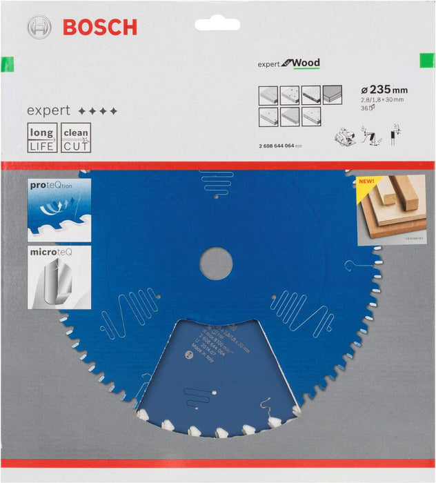 Bosch list kružne testere Expert for Wood 235 x 30 x 2,8 mm, 36 - 2608644064