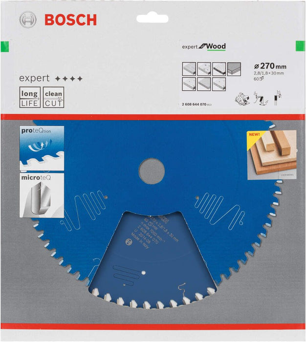 Bosch list kružne testere Expert for Wood 270 x 30 x 2,8 mm, 60 - 2608644070