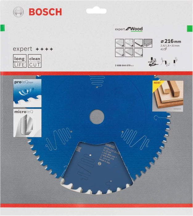 Bosch list kružne testere Expert for Wood 216 x 30 x 2,4 mm, 40 - 2608644079