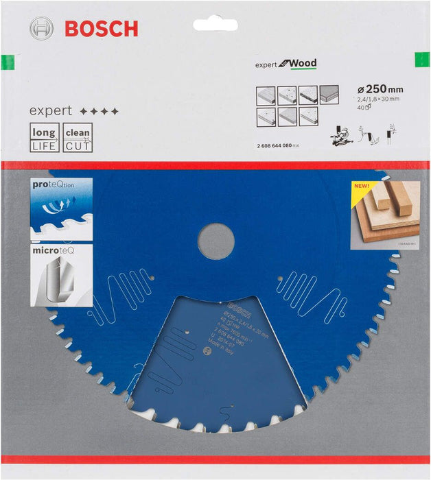 Bosch list kružne testere Expert for Wood 250 x 30 x 2,4 mm, 40 - 2608644080