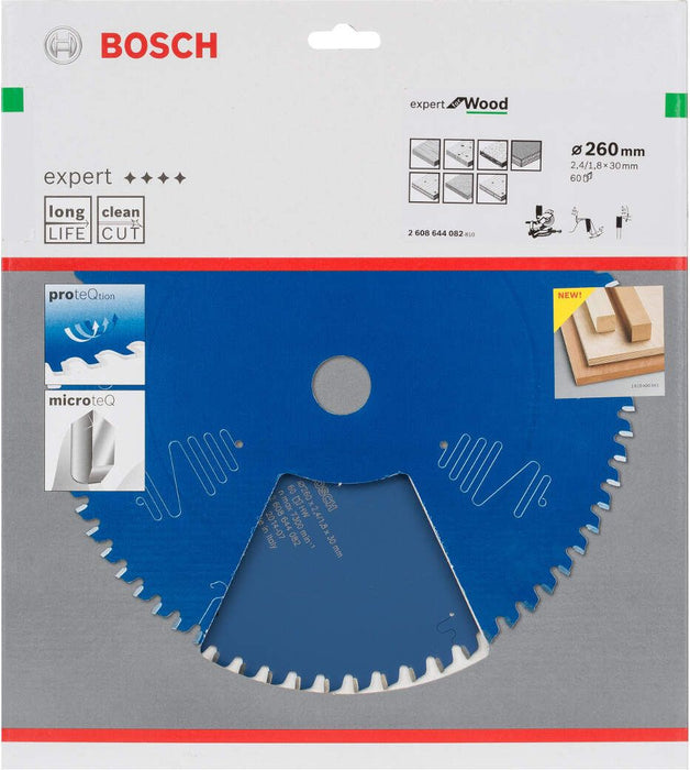 Bosch list kružne testere Expert for Wood 260 x 30 x 2,4 mm, 60 - 2608644082