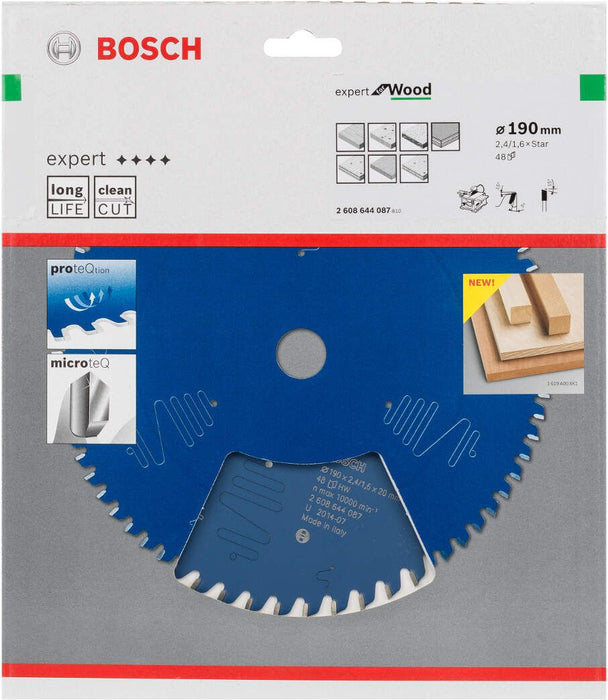 Bosch list kružne testere Expert for Wood 190 x 2,4 mm, 48 - 2608644087