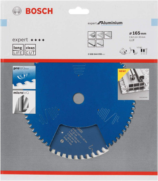 Bosch list kružne testere Expert for Aluminium 165 x 30 x 2,6 mm, 52 - 2608644096