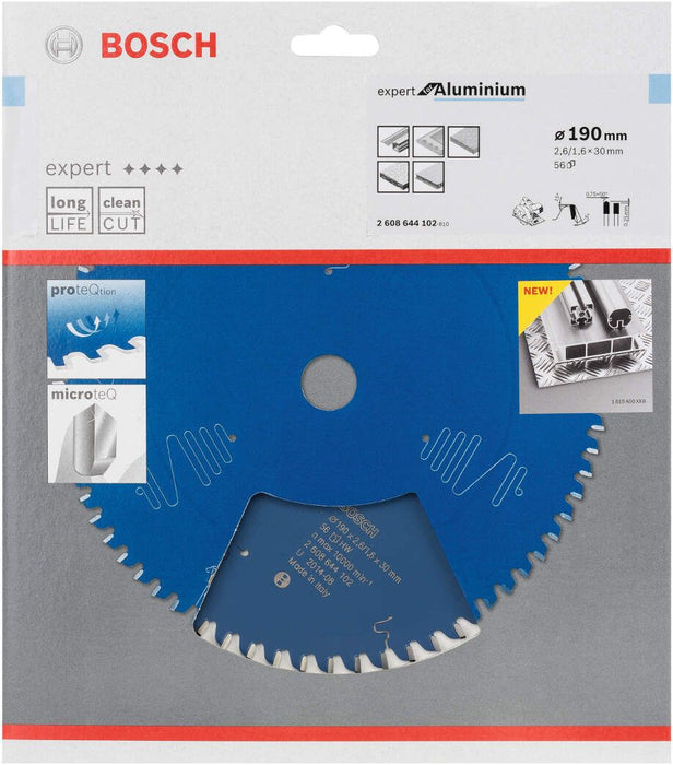Bosch list kružne testere Expert for Aluminium 190 x 30 x 2,6 mm, 56 - 2608644102
