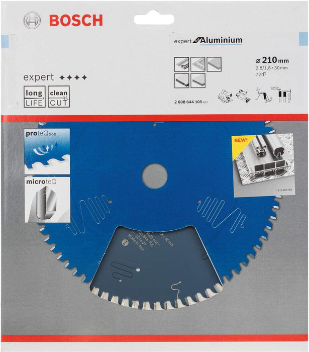 Bosch list kružne testere Expert for Aluminium 210 x 30 x 2,8 mm, 72 - 2608644105