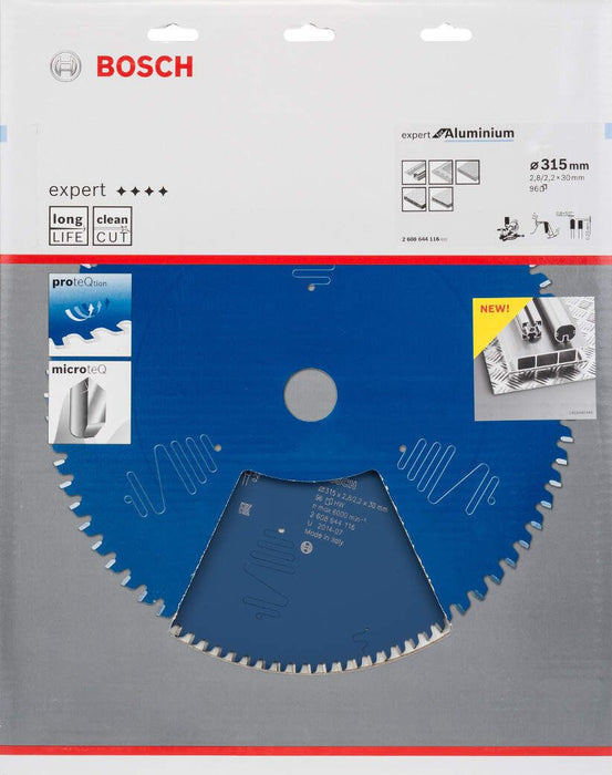 Bosch list kružne testere Expert for Aluminium 315 x 30 x 2,8 mm, 96 - 2608644116