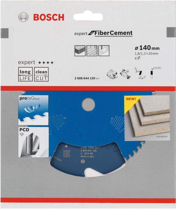 Bosch list kružne testere Expert for Fiber Cement 140 x 20 x 1,8 mm, 4 - 2608644120