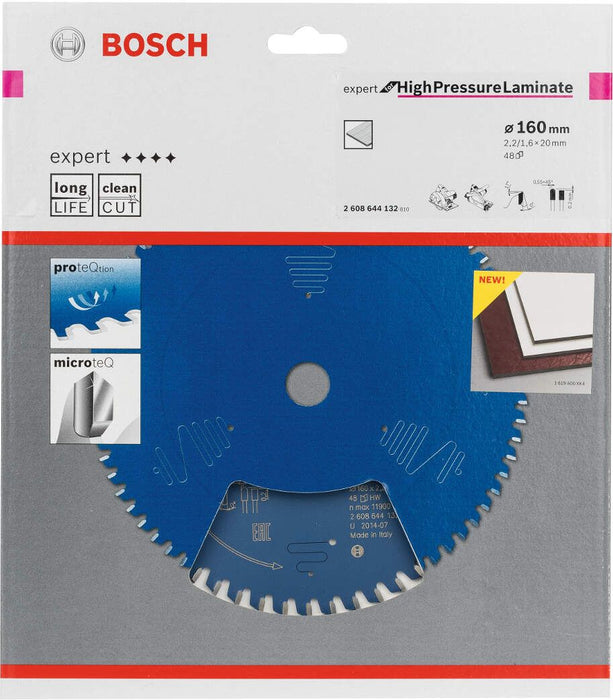 Bosch list kružne testere Expert for High Pressure Laminate 160 x 20 x 2,2 mm, 48 - 2608644132