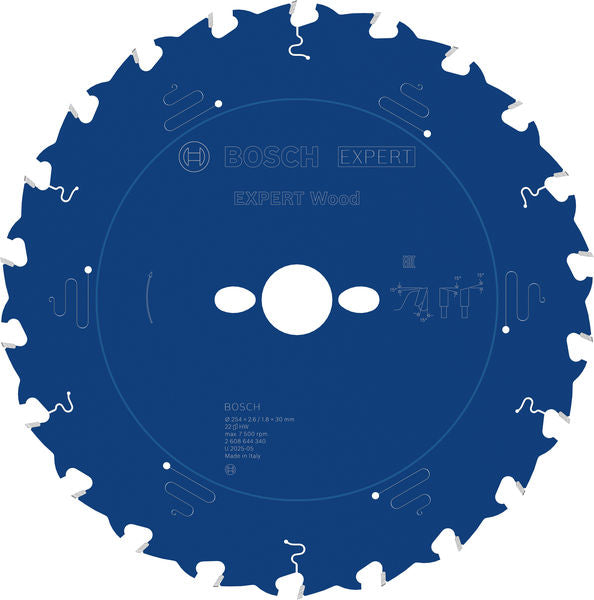BOSCH EXPERT Wood list kružne testere, 254×2,6/1,8×30 mm, T22 - (2608644340)-SBT Alati Beograd