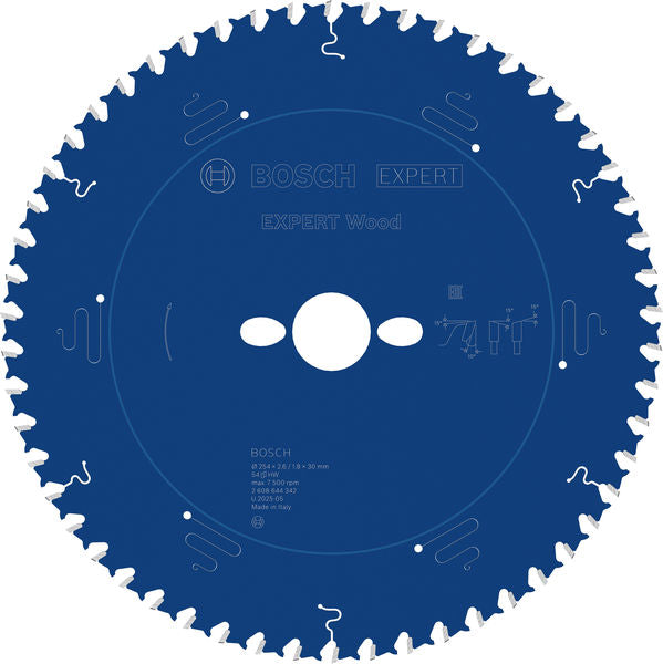 BOSCH EXPERT Wood list kružne testere, 254×2,6/1,8×30 mm, T54 - (2608644342)-SBT Alati Beograd