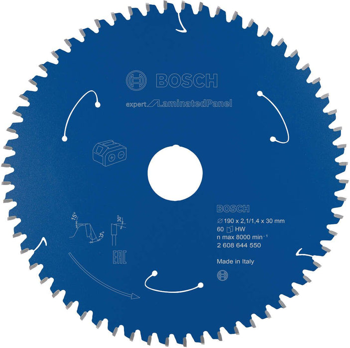 Expert for Laminated Panel list kružne testere za akumulatorske testere 190x2,1x30 T60