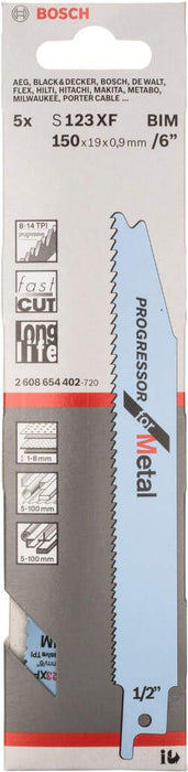 Bosch list univerzalne testere S 123 XF Progressor for Metal - pakovanje 2 komada - 2608654402