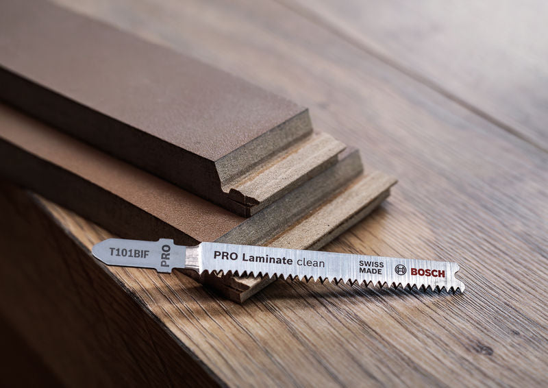 BOSCH PRO Laminate clean T101BIF listovi ubodne testere, 83 mm, 2 kom. - Set listova testere RBP - 2ER T 101 BIF (2608655091)-SBT Alati Beograd