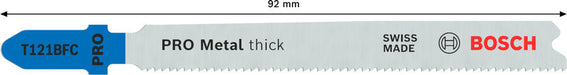 BOSCH PRO Metal thick T121BFC list ubodne testere, 92 mm, 100 kom. - Set listova testere RBP- 100ER T 121 BFC (2608655112)-SBT Alati Beograd