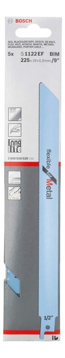 Bosch list univerzalne testere S 1122 EF Flexible for Metal - pakovanje od 5 komada - 2608656020