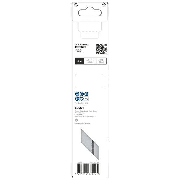BOSCH PRO Pallet Repair fast S1022HFR list testere, 0,9×19×200 mm, 5 kom. - List sablja testere RBP S1022HFR 5PC (2608659061)-SBT Alati Beograd