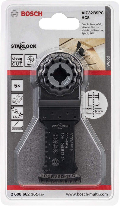 Bosch HCS list testere za uranjanje AIZ 32 BSPC Hard Wood 50 x 32 mm - pakovanje od 5 komada - 2608662361