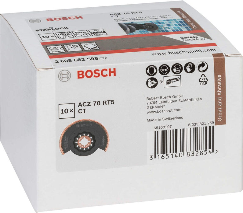 Bosch carbide-RIFF segmentni list testere za tanki rez ACZ 70 RT5 70 mm - 2608662598