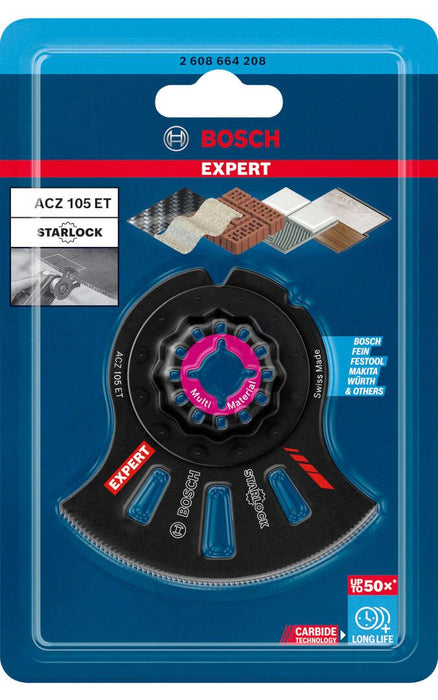 Bosch EXPERT MultiMaterial Segment Blade ACZ 105 ET list testere za multifunkcionalne alate, 1 deo - 2608664208