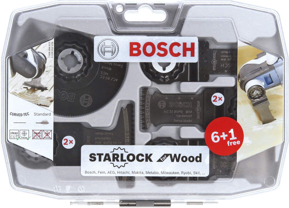 Bosch 7-delni Starlock set za drvo - 2608664623