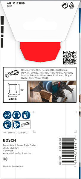 BOSCH PRO AIZ 32 BSPIB list testere za višenamenski alat, 32×50 mm - List testere za uranjanje RB - 1ER AIZ32 (2608669070)-SBT Alati Beograd