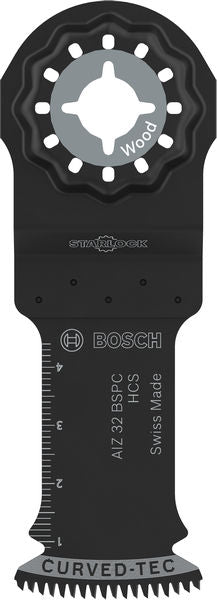 BOSCH List testere za sečenje drveta AIZ 32 BSPC, Starlock, 32×50 mm - List testere za uranjanje RB - 1ER AIZ 3 (2608669243)-SBT Alati Beograd