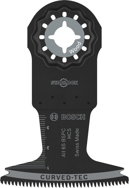 BOSCH List testere za sečenje drveta AII 65 BSPC, Starlock, 65×40 mm - List testere za uranjanje RB - 1ER AII 6 (2608669258)-SBT Alati Beograd