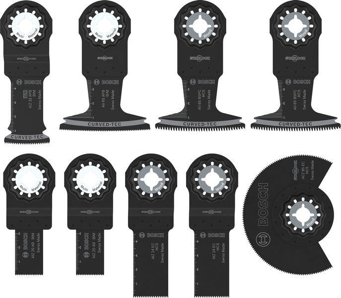 BOSCH Wood and Soft Metal komplet, 9 kom. - Komplet pribora RBB- 9ER SET OMT W&SM TU (2608669335)-SBT Alati Beograd